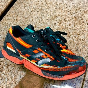 adidas zx flux red black